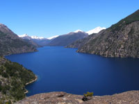 Lago Nahuel Huapi e Monte Tronador a Bariloche, Argentina 