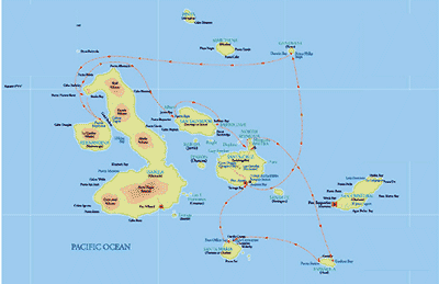 Nave Isabela , itinerario alle Isole Galapagos