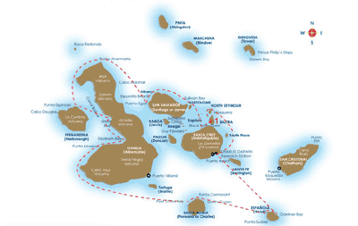 Veliero Mary Anne, itinerario alle Isole Galapagos